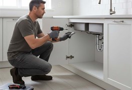 نمایش توضیحات تعویض و ساخت کابینت زیرسینک پی وی سی ضد آب